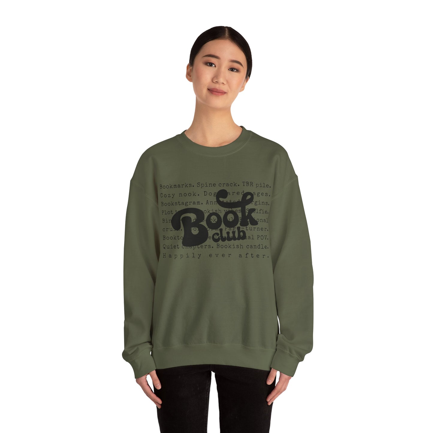 Book Club Crewneck Sweatshirt — Cozy Literary Reader Gift