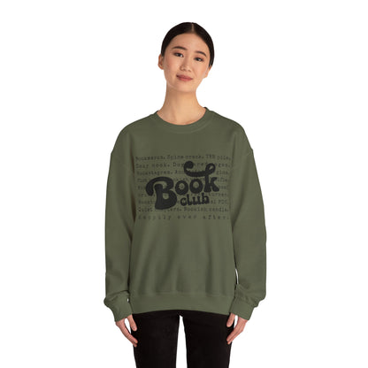 Book Club Crewneck Sweatshirt — Cozy Literary Reader Gift