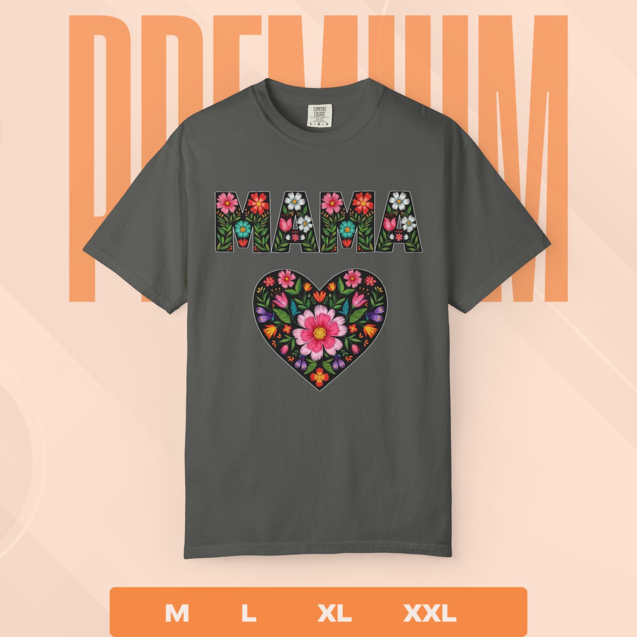 Mama Floral Heart T-Shirt