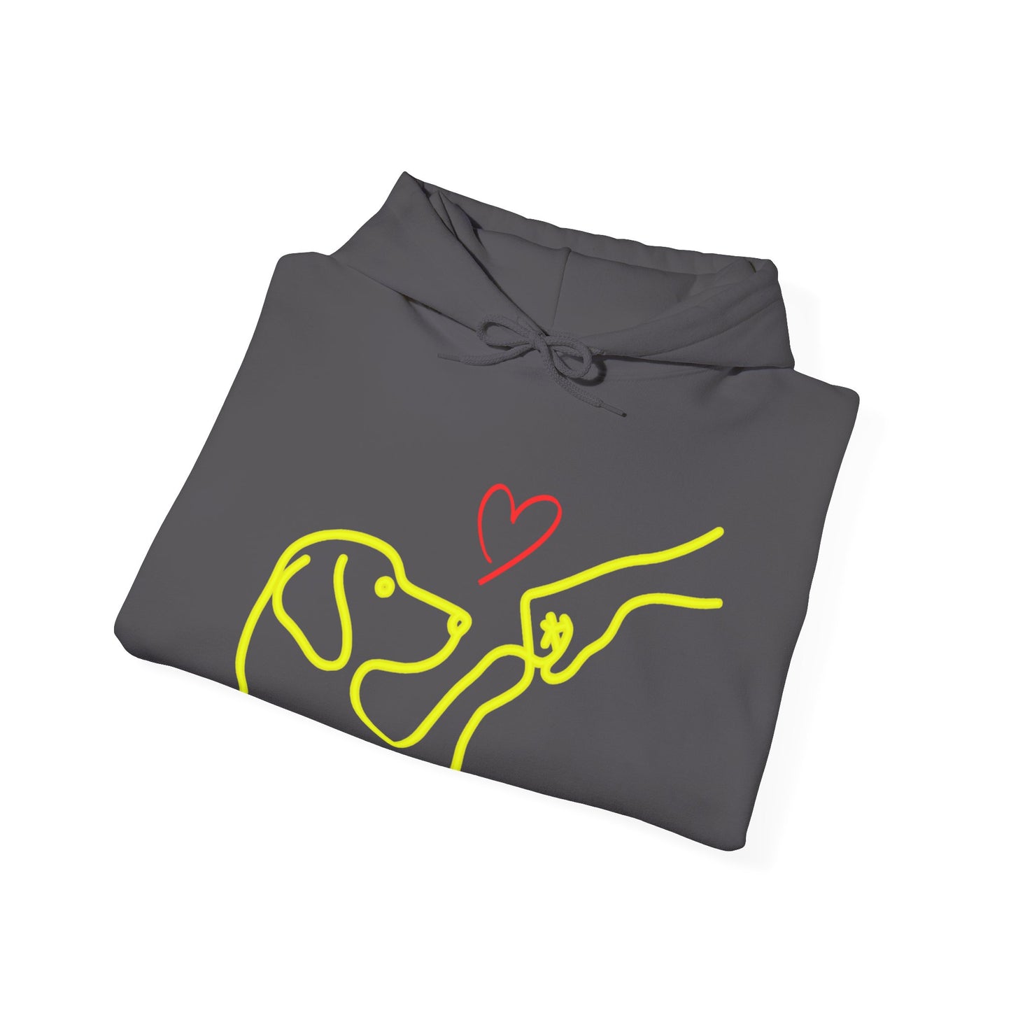 Cute Dog Lovers Hoodie — Drawing Design Sweatshirt