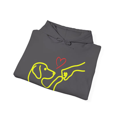 Cute Dog Lovers Hoodie — Drawing Design Sweatshirt