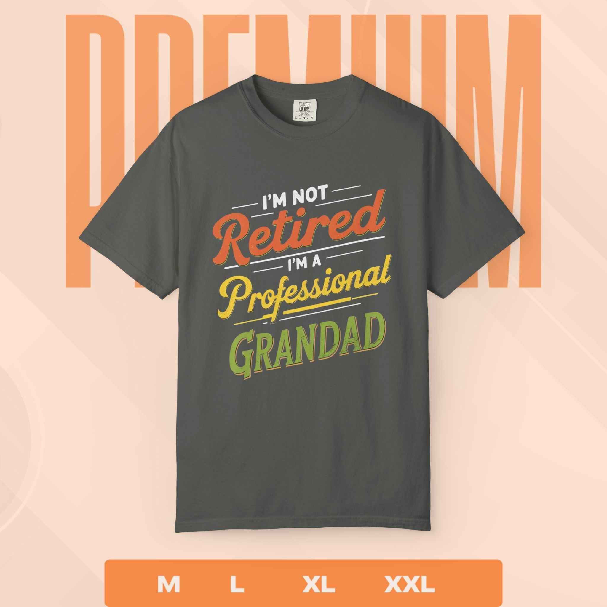 Professional Grandad T-Shirt - I'm Not Retired I'm a Professional Grandad Gift