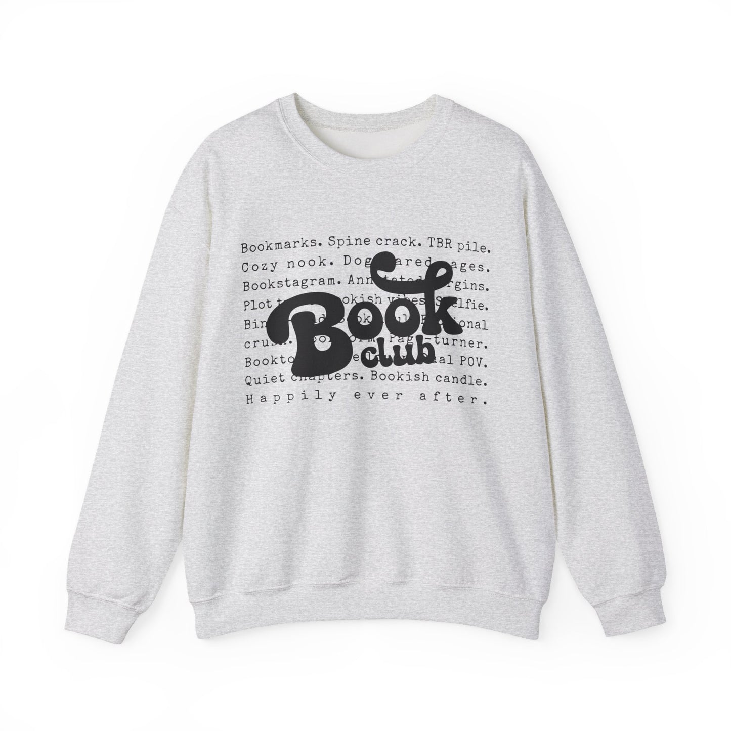 Book Club Crewneck Sweatshirt — Cozy Literary Reader Gift