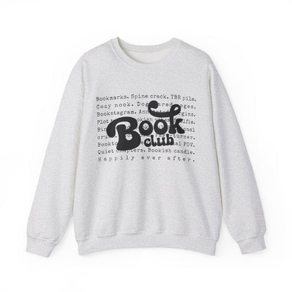 Book Club Crewneck Sweatshirt — Cozy Literary Reader Gift