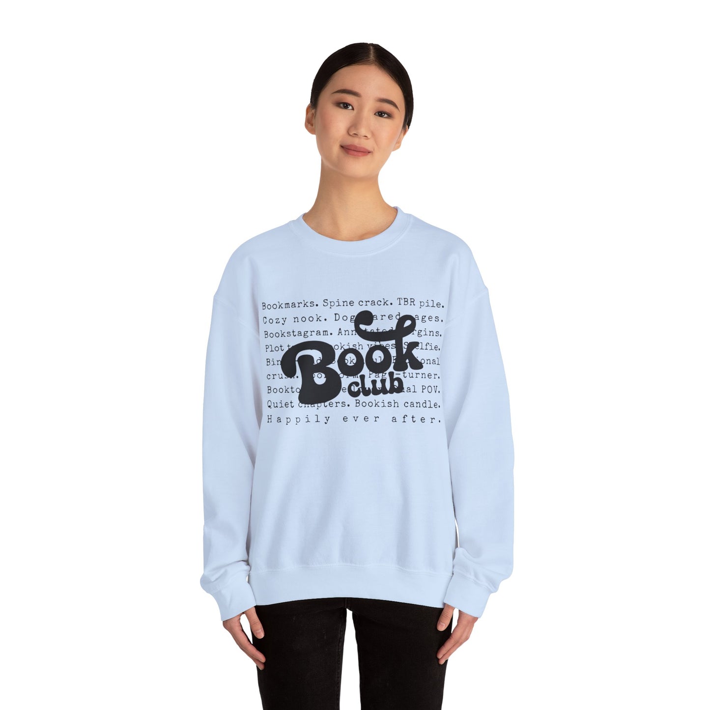 Book Club Crewneck Sweatshirt — Cozy Literary Reader Gift