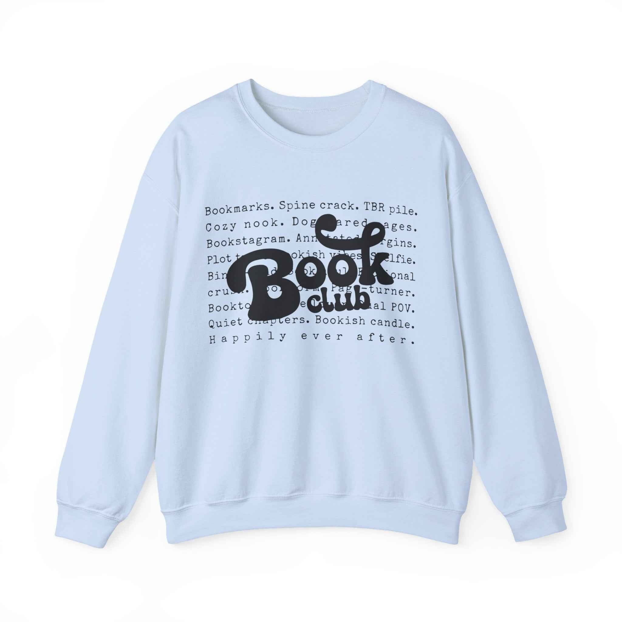 Book Club Crewneck Sweatshirt — Cozy Literary Reader Gift