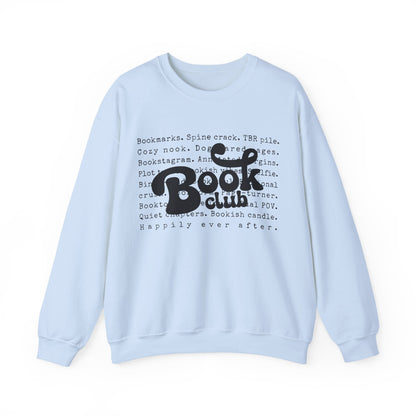 Book Club Crewneck Sweatshirt — Cozy Literary Reader Gift