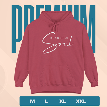 Beautiful Soul Hoodie — Minimal Script Comfort Pullover