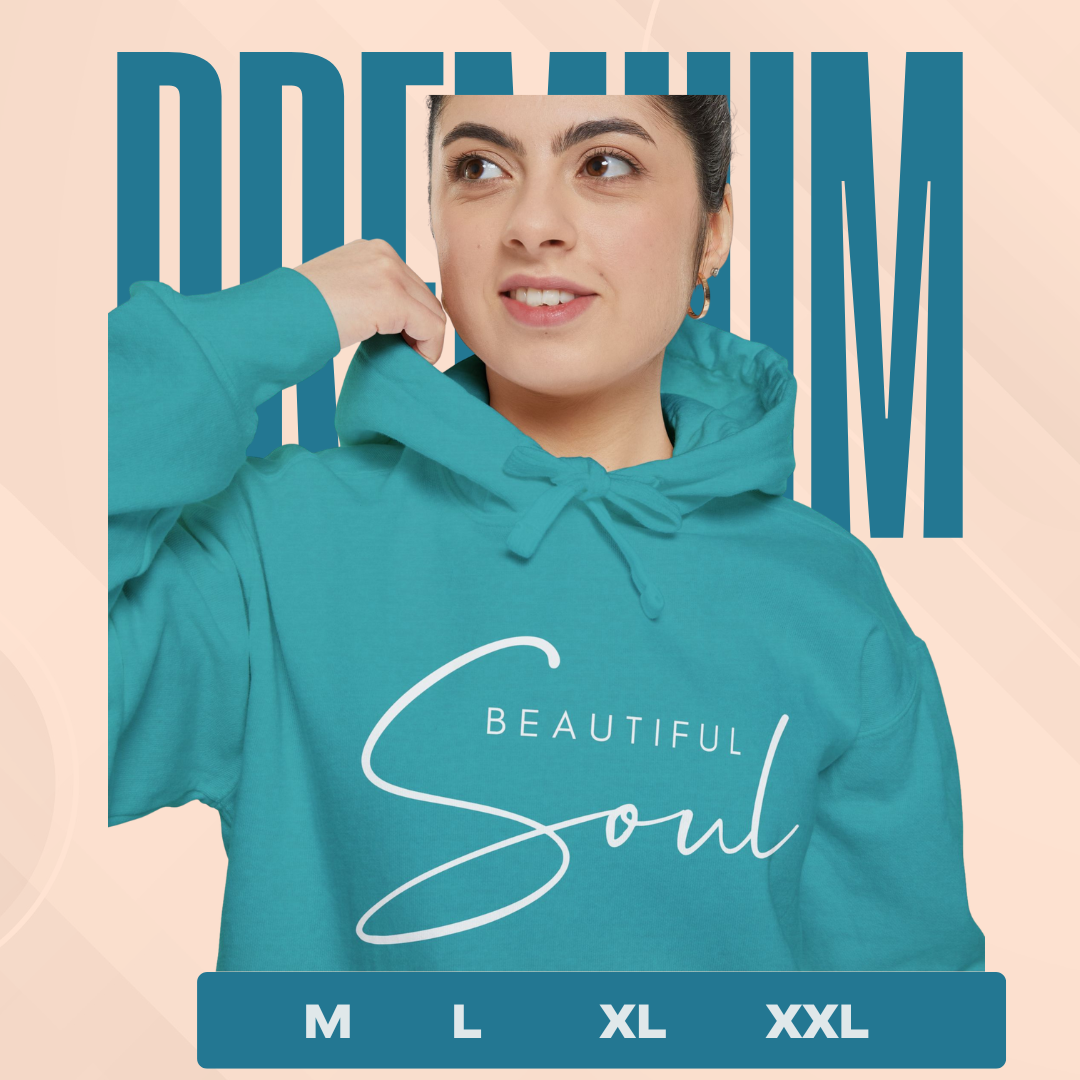 Beautiful Soul Hoodie — Minimal Script Comfort Pullover