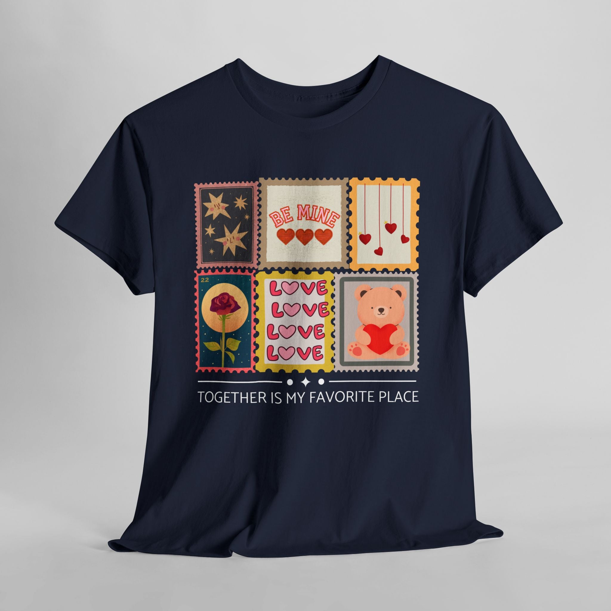 black t-shirt for valentine