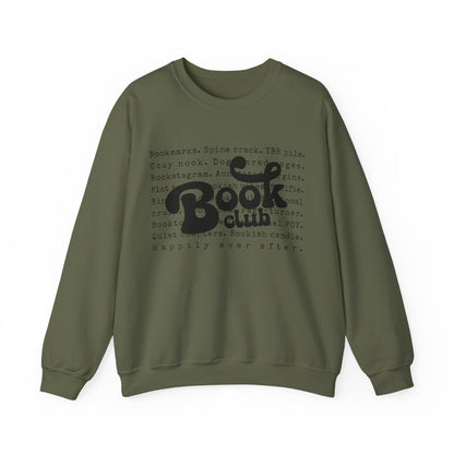 Book Club Crewneck Sweatshirt — Cozy Literary Reader Gift