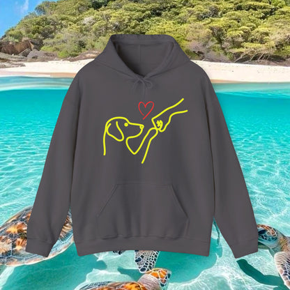 Cute Dog Lovers Hoodie — Drawing Design Sweatshirt