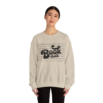 Book Club Crewneck Sweatshirt — Cozy Literary Reader Gift