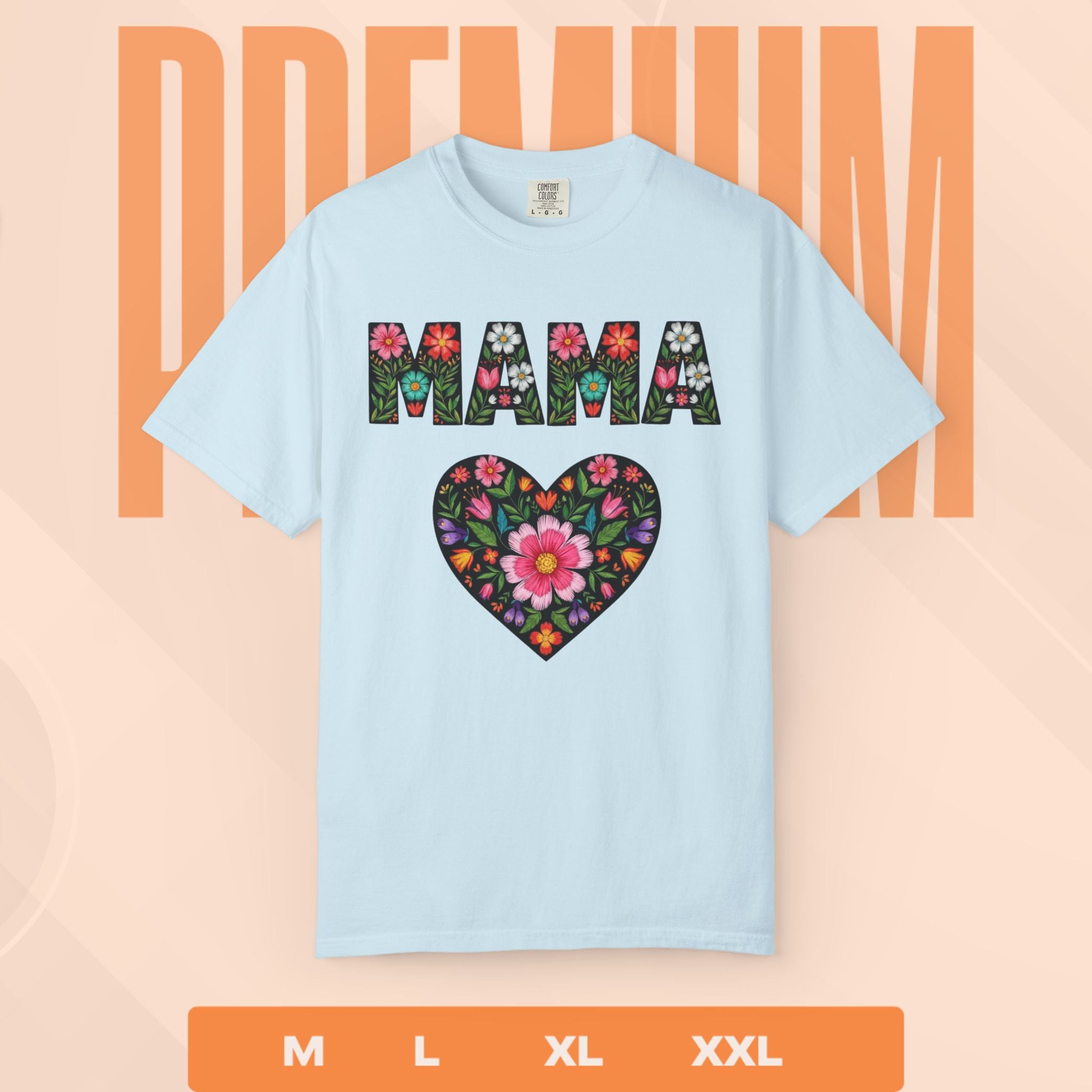 Mama Floral Heart T-Shirt