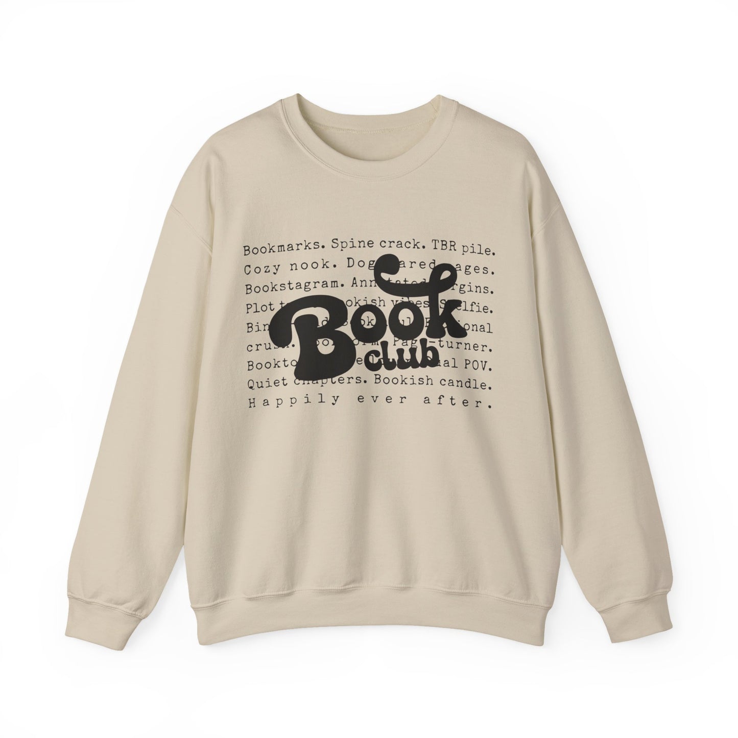 Book Club Crewneck Sweatshirt — Cozy Literary Reader Gift