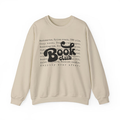 Book Club Crewneck Sweatshirt — Cozy Literary Reader Gift