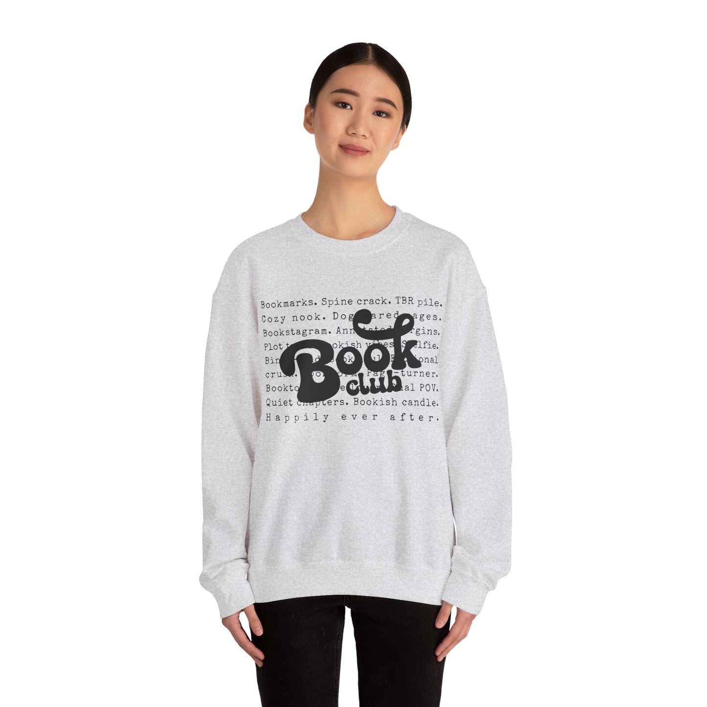 Book Club Crewneck Sweatshirt — Cozy Literary Reader Gift