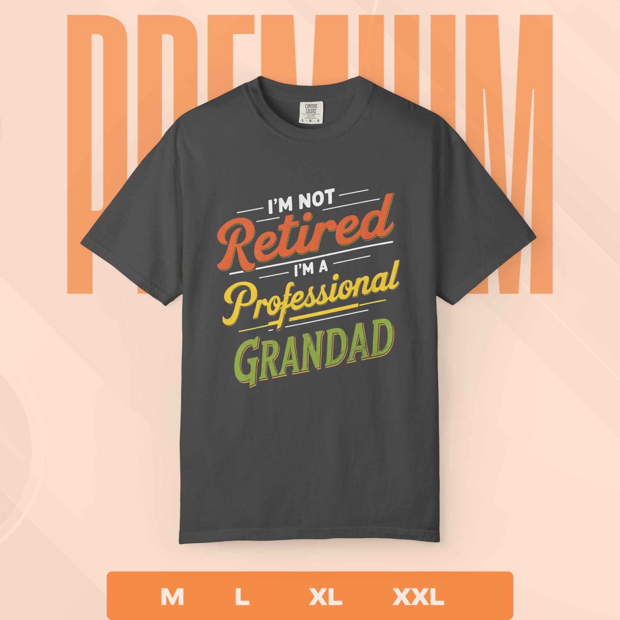 Professional Grandad T-Shirt - I'm Not Retired I'm a Professional Grandad Gift