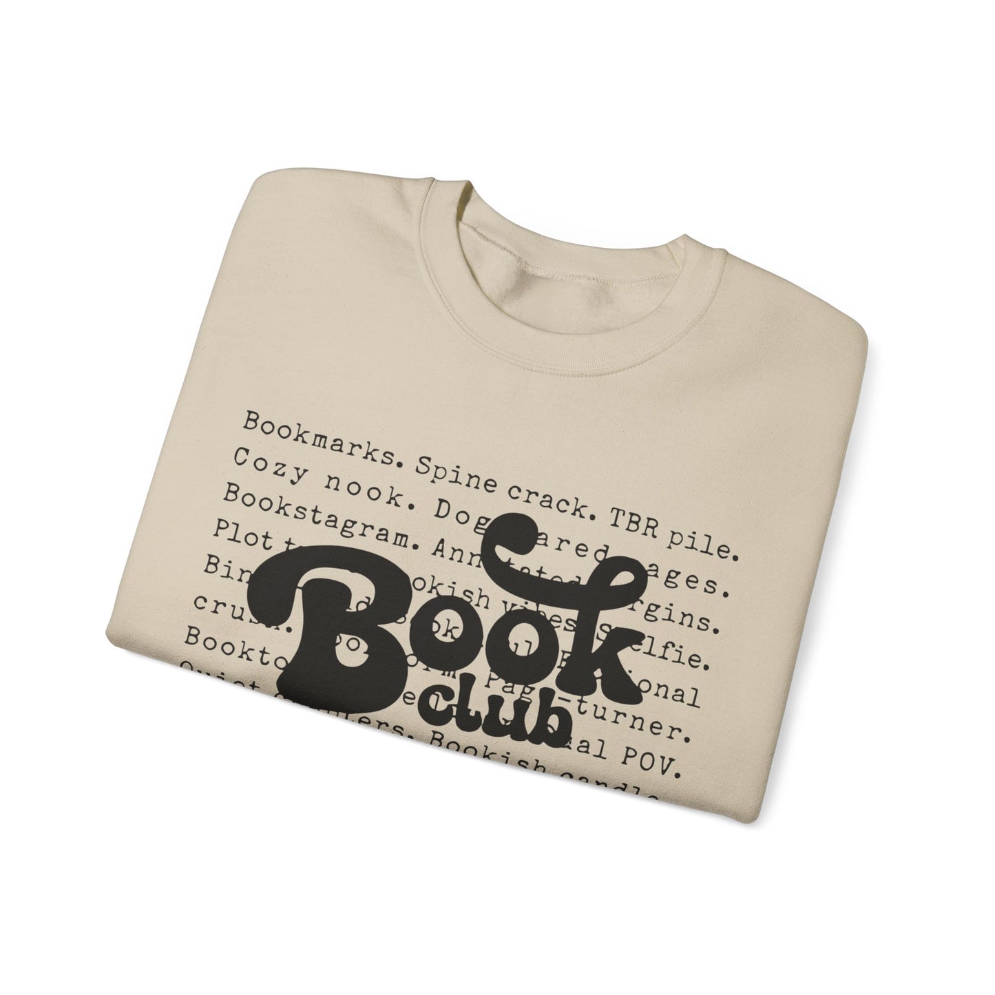 Book Club Crewneck Sweatshirt — Cozy Literary Reader Gift