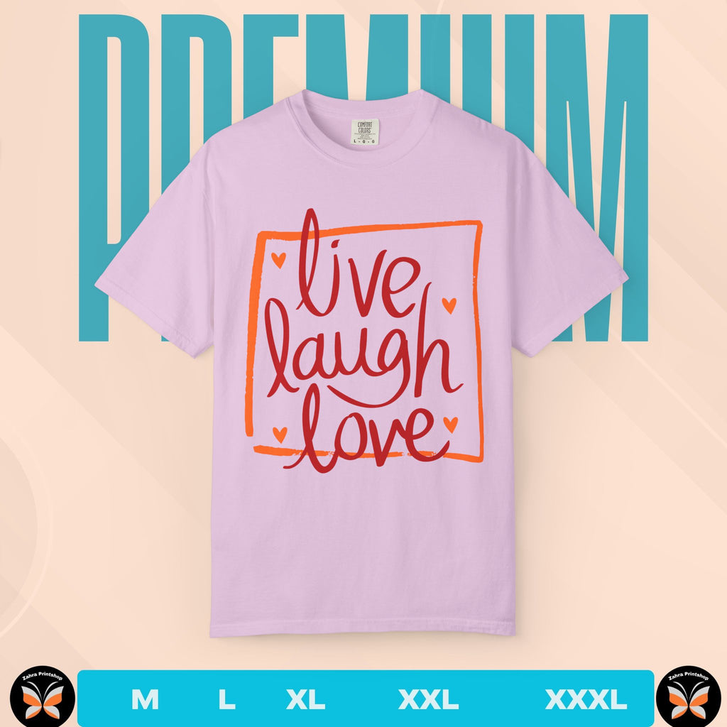 Valentine Candy Heart 'Live Laugh Love' T-Shirt