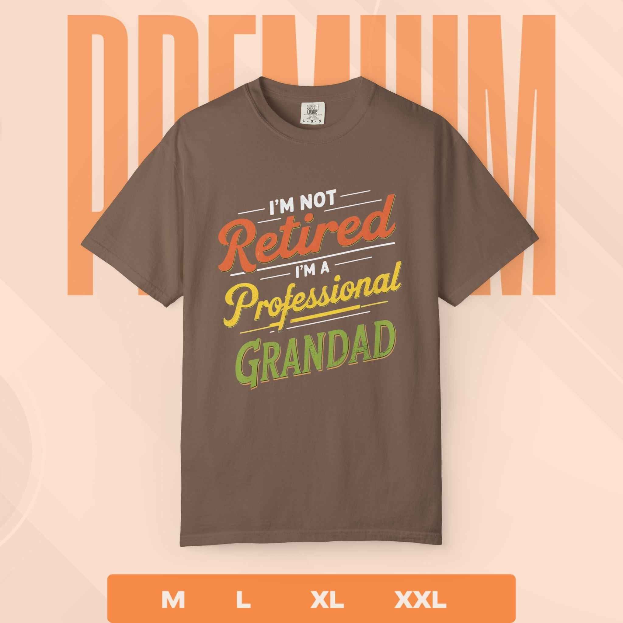 Professional Grandad T-Shirt - I'm Not Retired I'm a Professional Grandad Gift